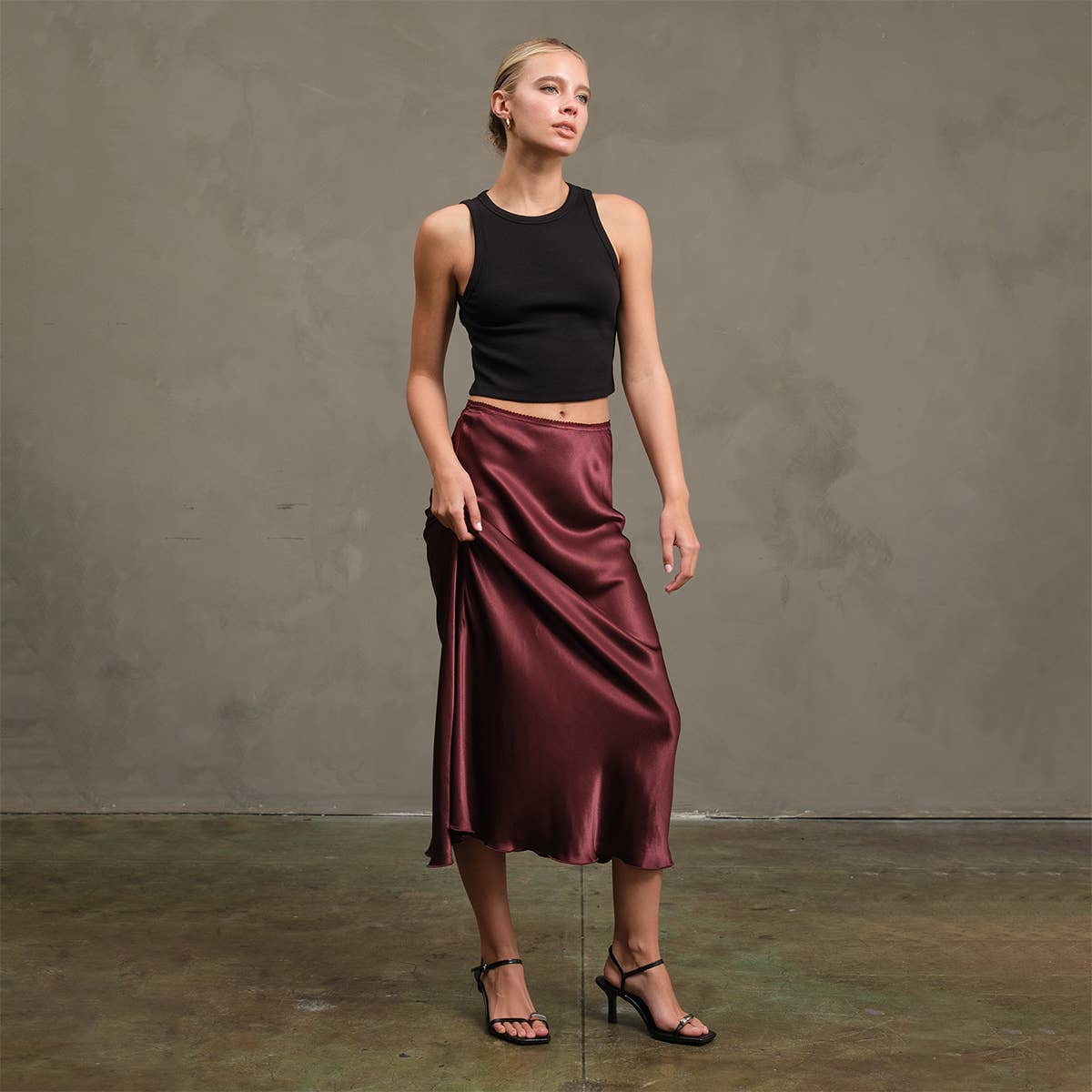 Satin Slip Skirt - RS1049