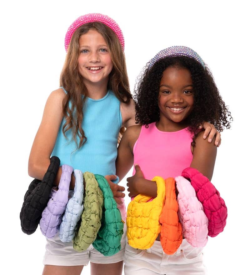 Mini Quilted Nylon Purses for Girls & Tweens - 8 Colors!