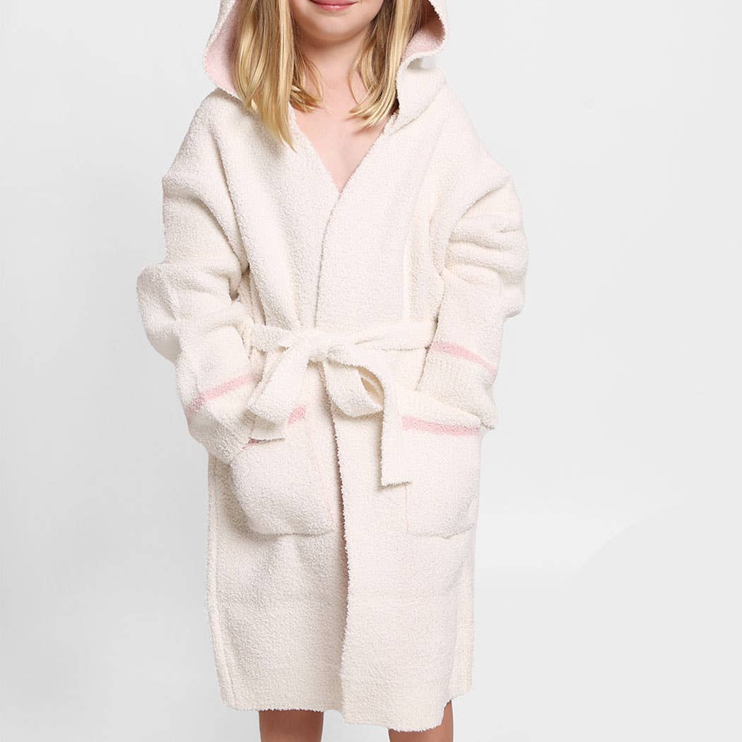 Children's Multi Print Luxury Soft Hooded Robe
