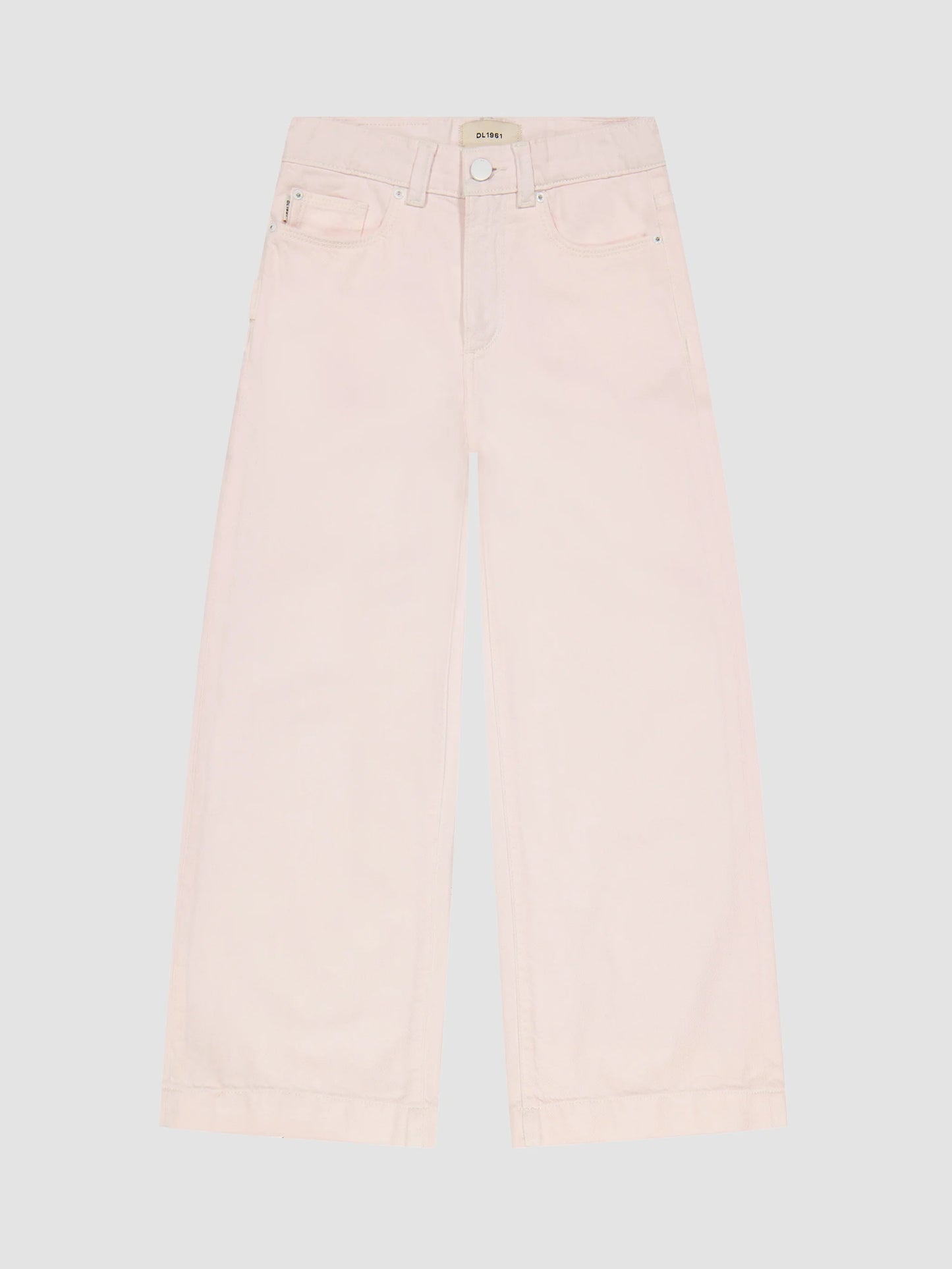Lily Wide Leg Girls Pants - Primrose Pink - DL1961