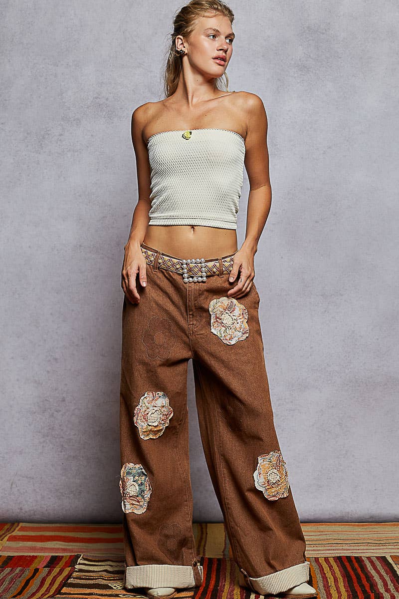 Square pearl ring belt
