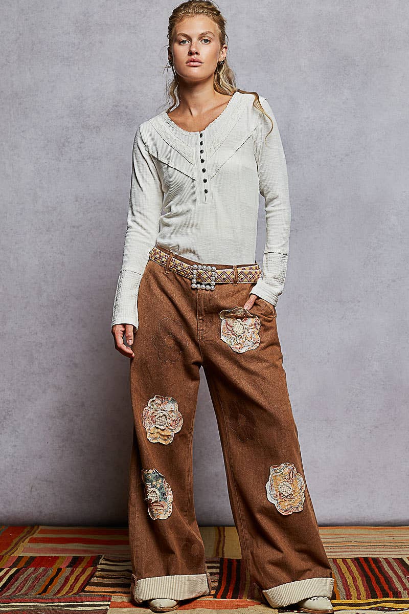 Square pearl ring belt