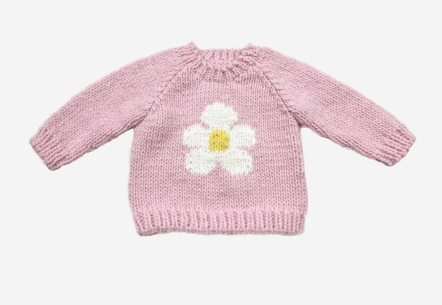 Flower Sweater Pink Baby Girl Spring Kid Apparel