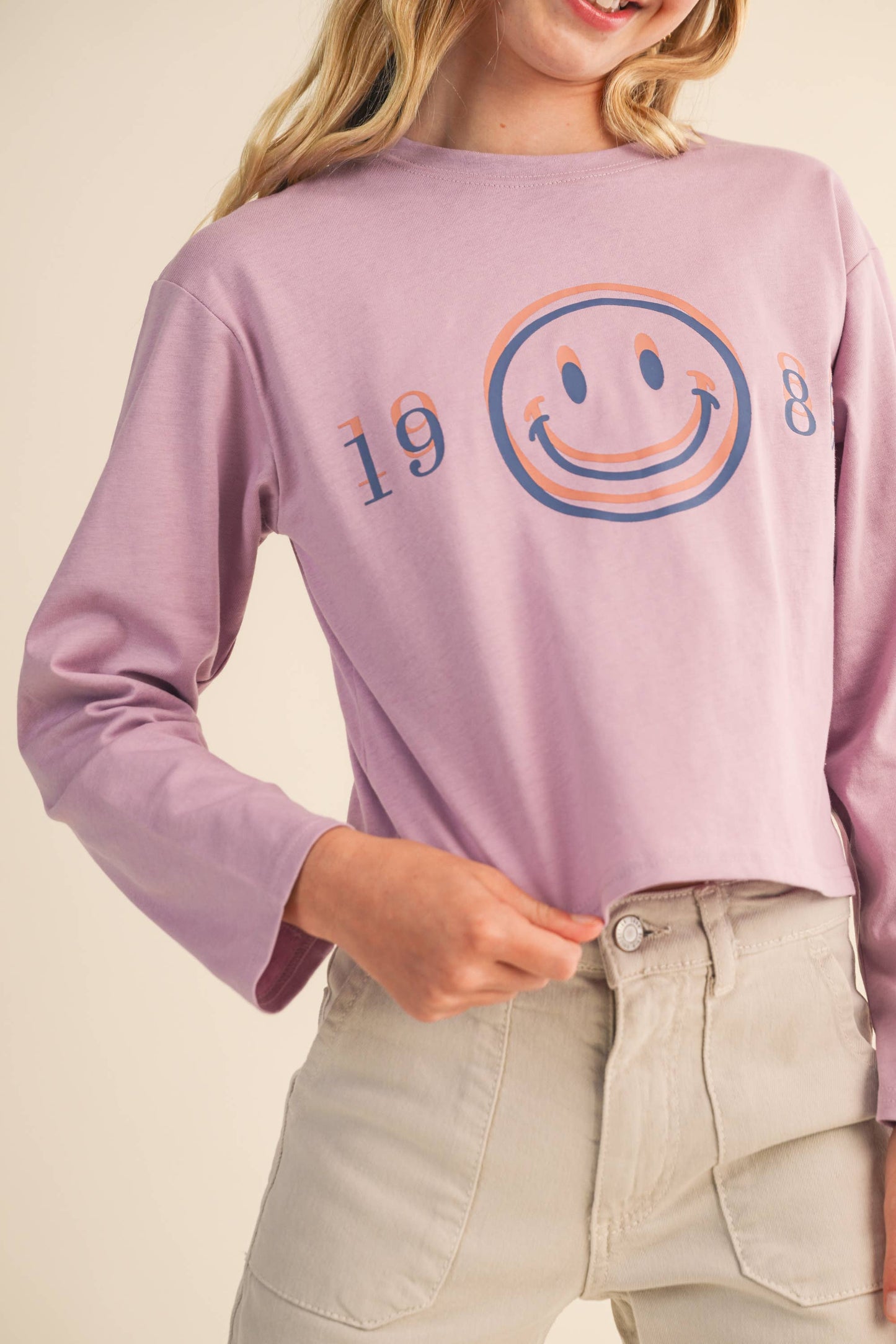 TWEEN KIDS GIRLS CROPPED BOXY TEE (7-14)