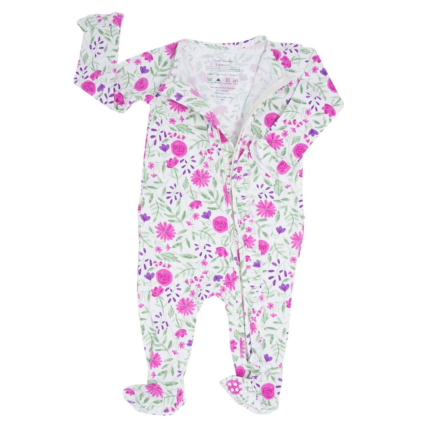 Ruffle Footie - Lainey