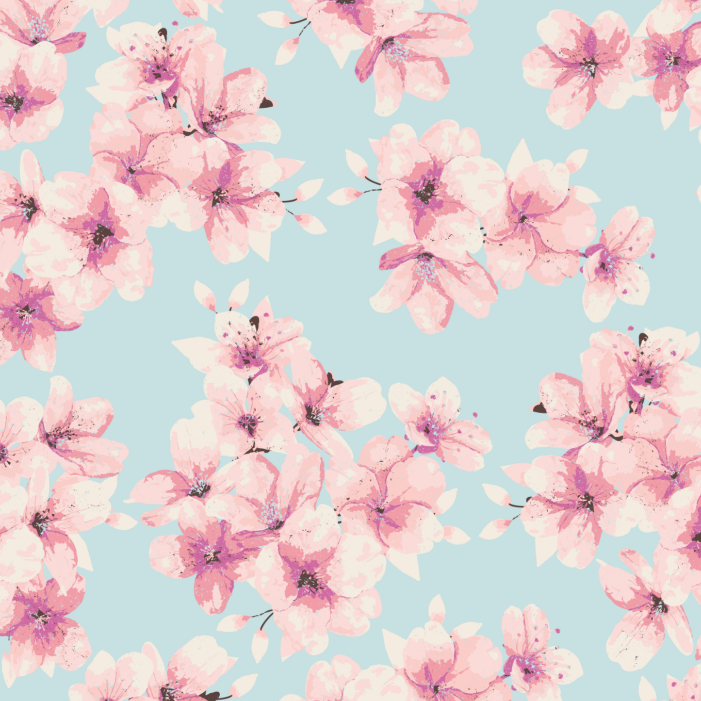 Ruffle Footie - Cherry Blossoms
