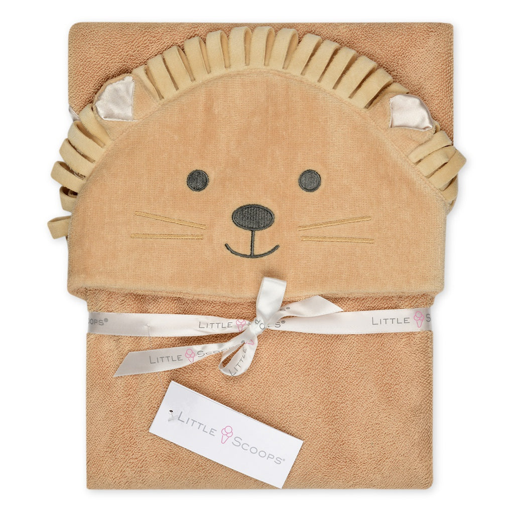 Little Scoops Lion Hooded Towel - Iscream