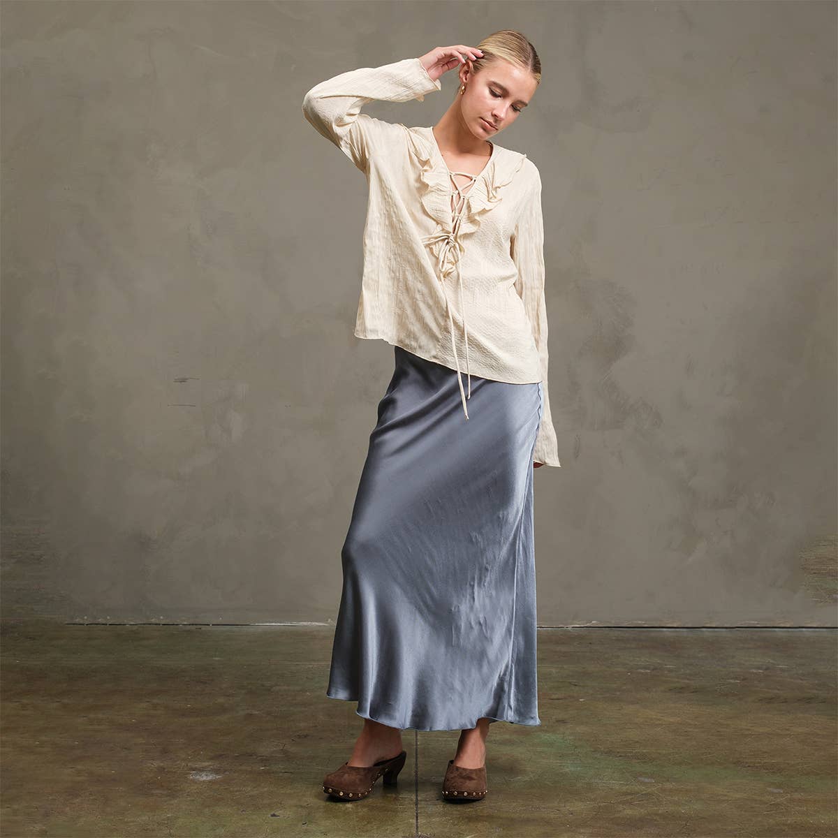 Satin Slip Skirt - RS1049