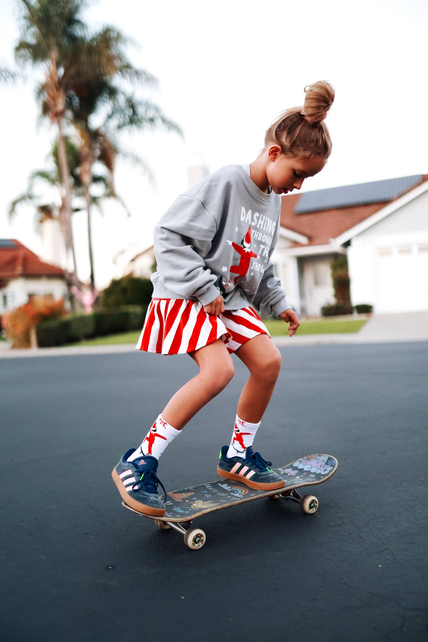 OLLIE JOLLY | IN GRAY | oversized drop shoulder | KIDS