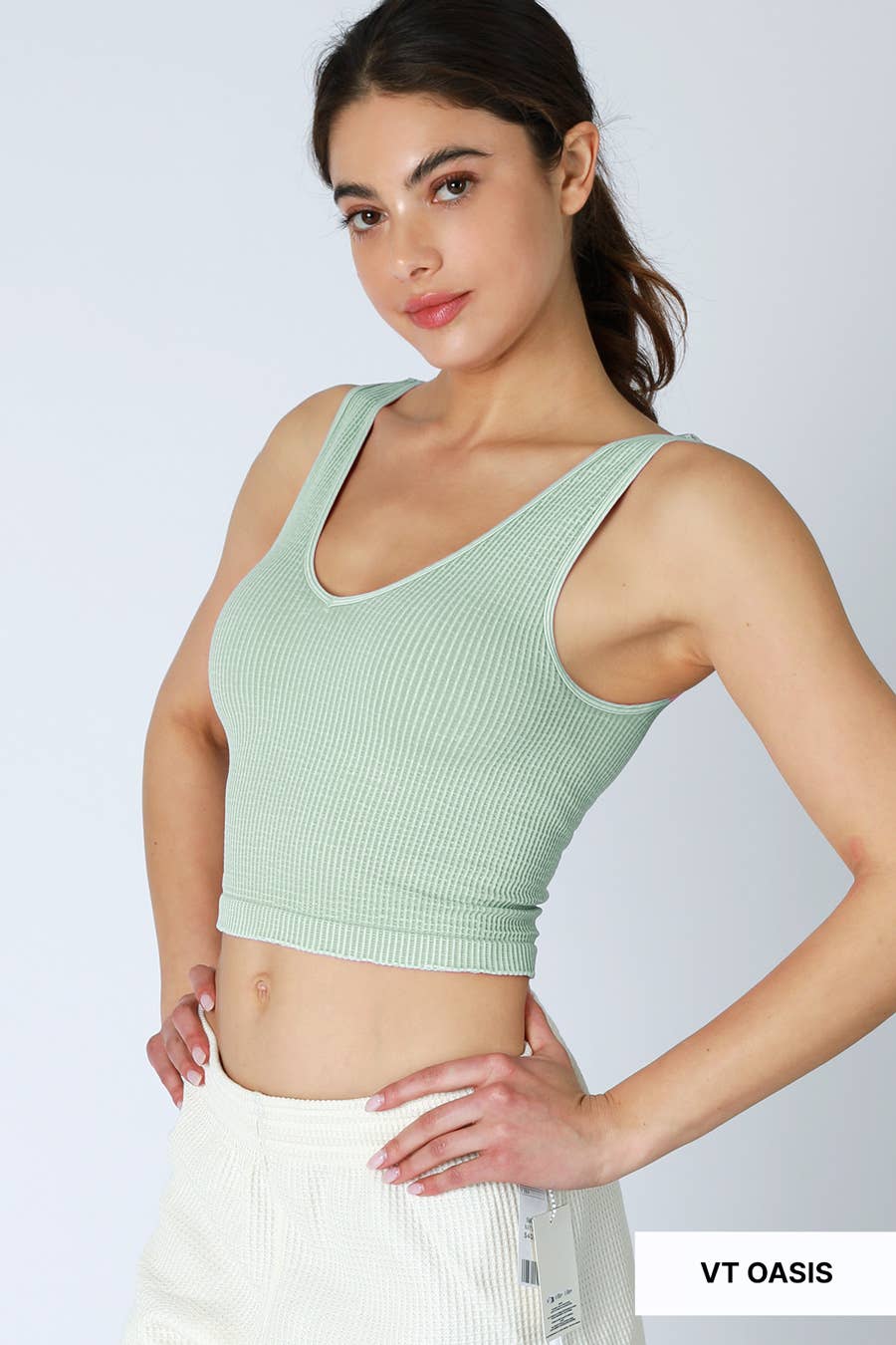 Vintage Reversible Crop Top - Nikibiki