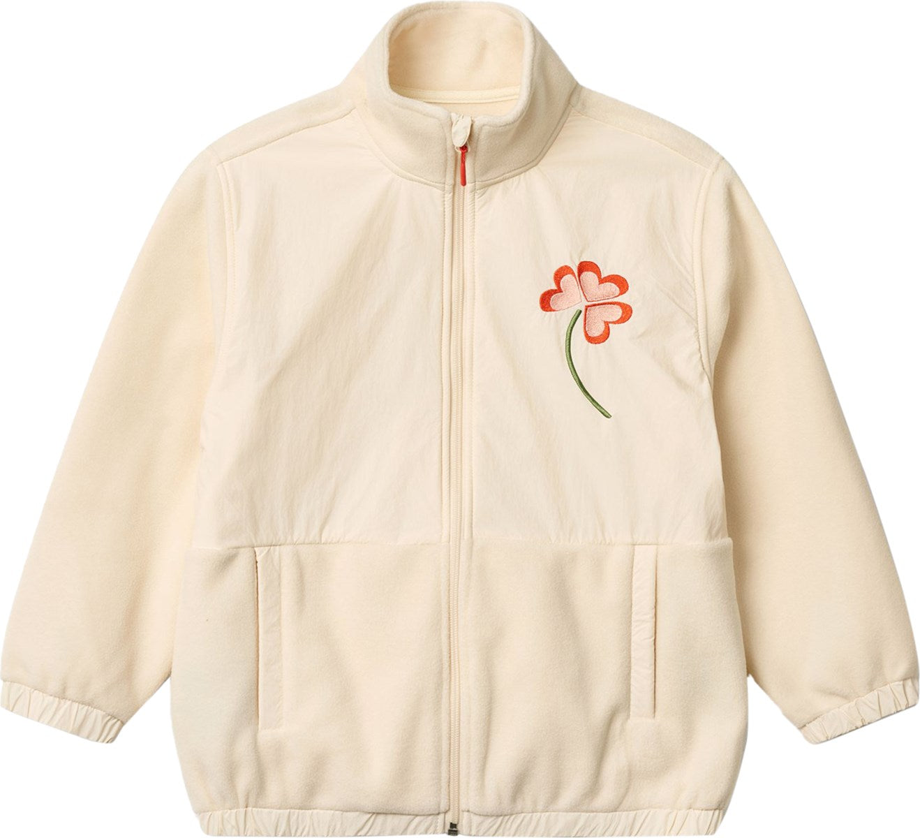 Utta Fleece jacket in Pearled Ivory - Molo