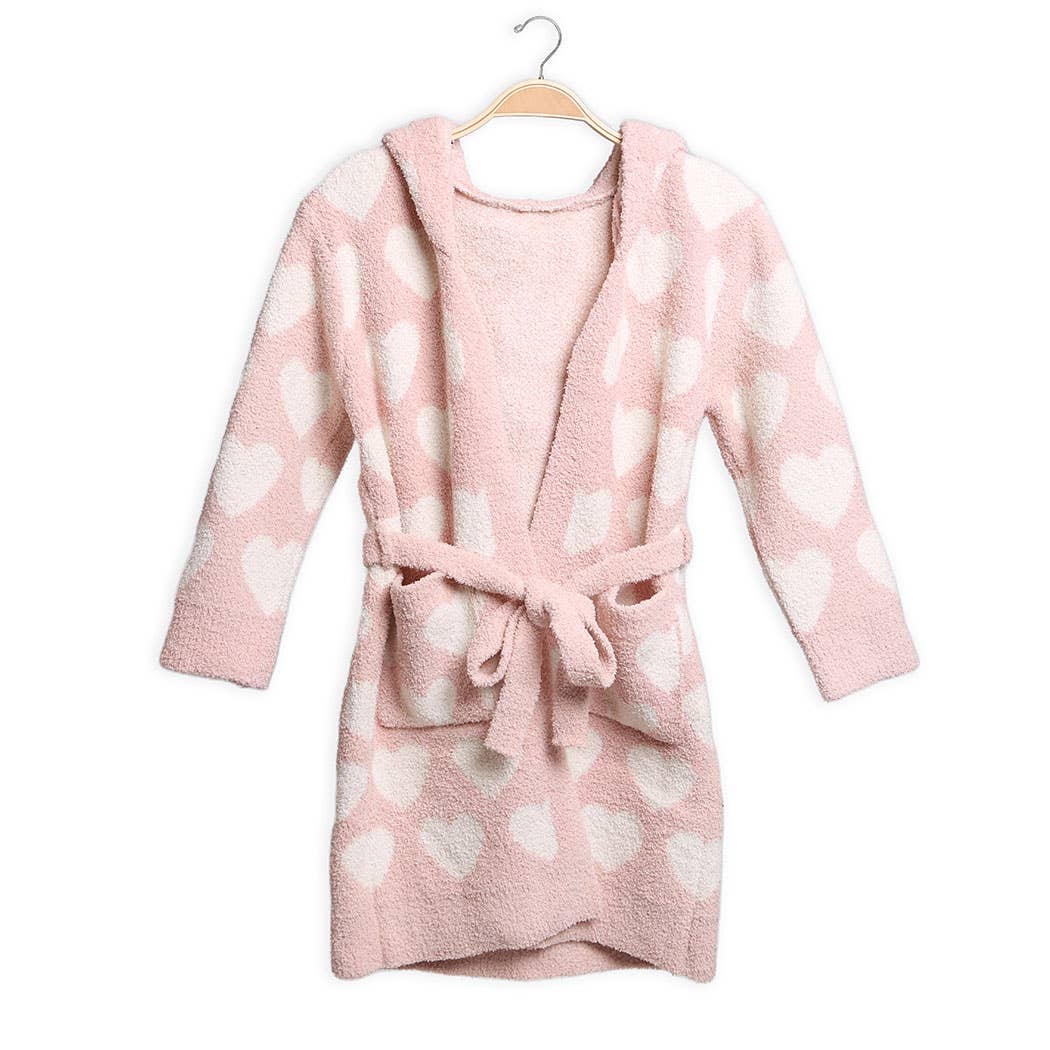 Children's Multi Print Luxury Soft Hooded Robe