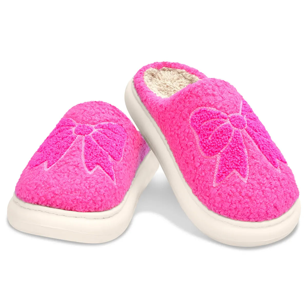 Pink Cozy Bows Slippers - Iscream
