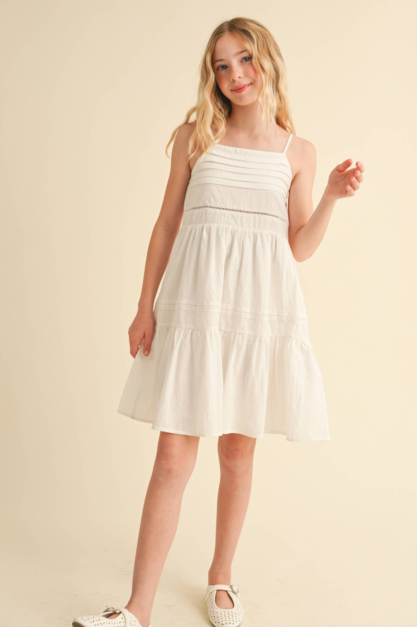 TWEEN KIDS GIRLS SWING MINI DRESS (7-14)