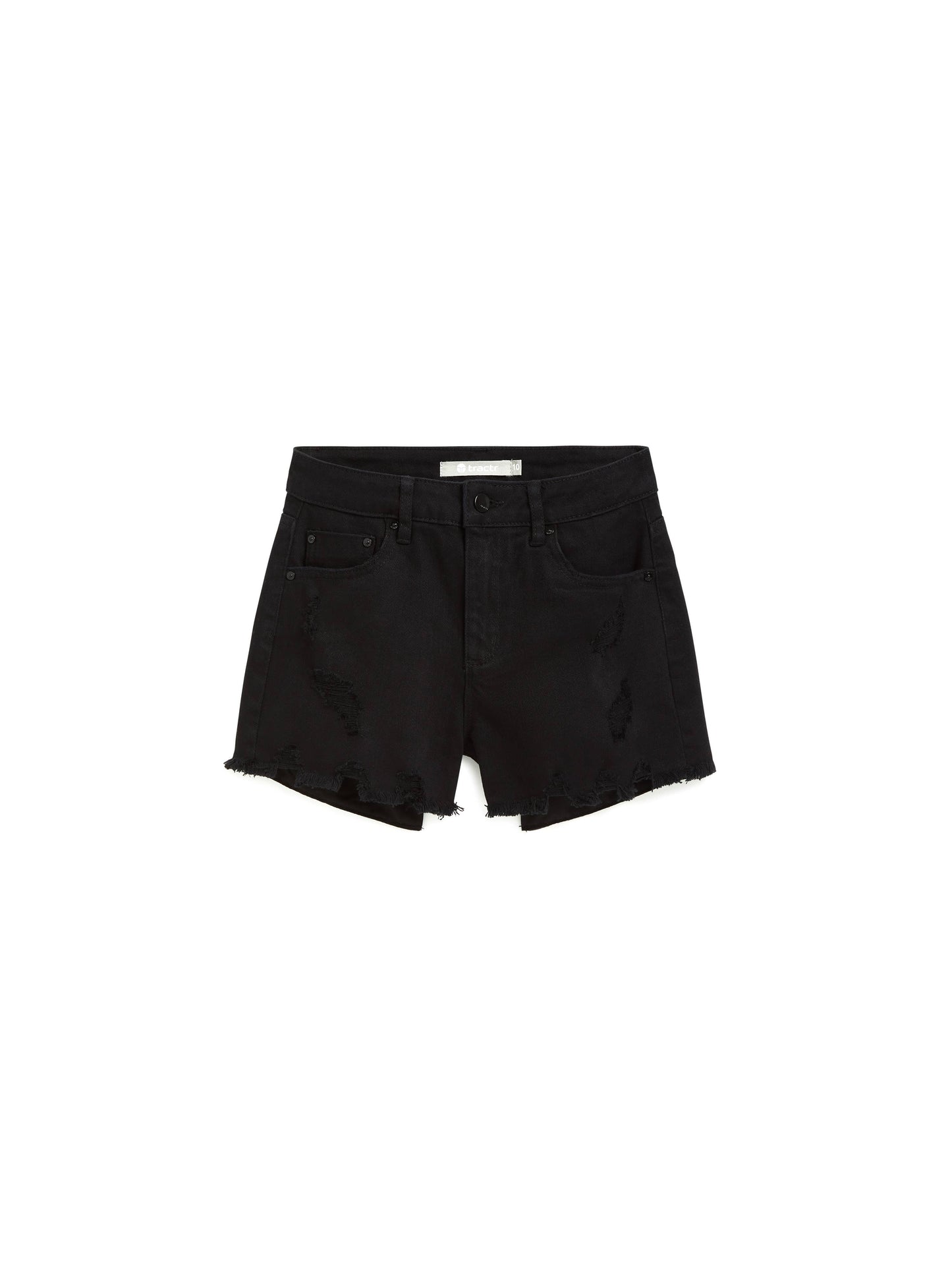 GIRLS-WEEKENDER SHORT WITH DESTRUCTION/22036-D-KBYB