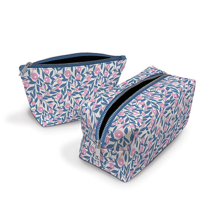 Blushing Dahlias Loaf Cosmetic Pouch