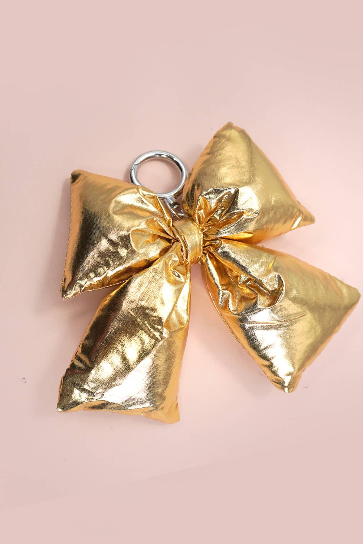 TRENDING PUFFY BOW RIBBON BAG CHARM KEYCHAIN | 40KC109