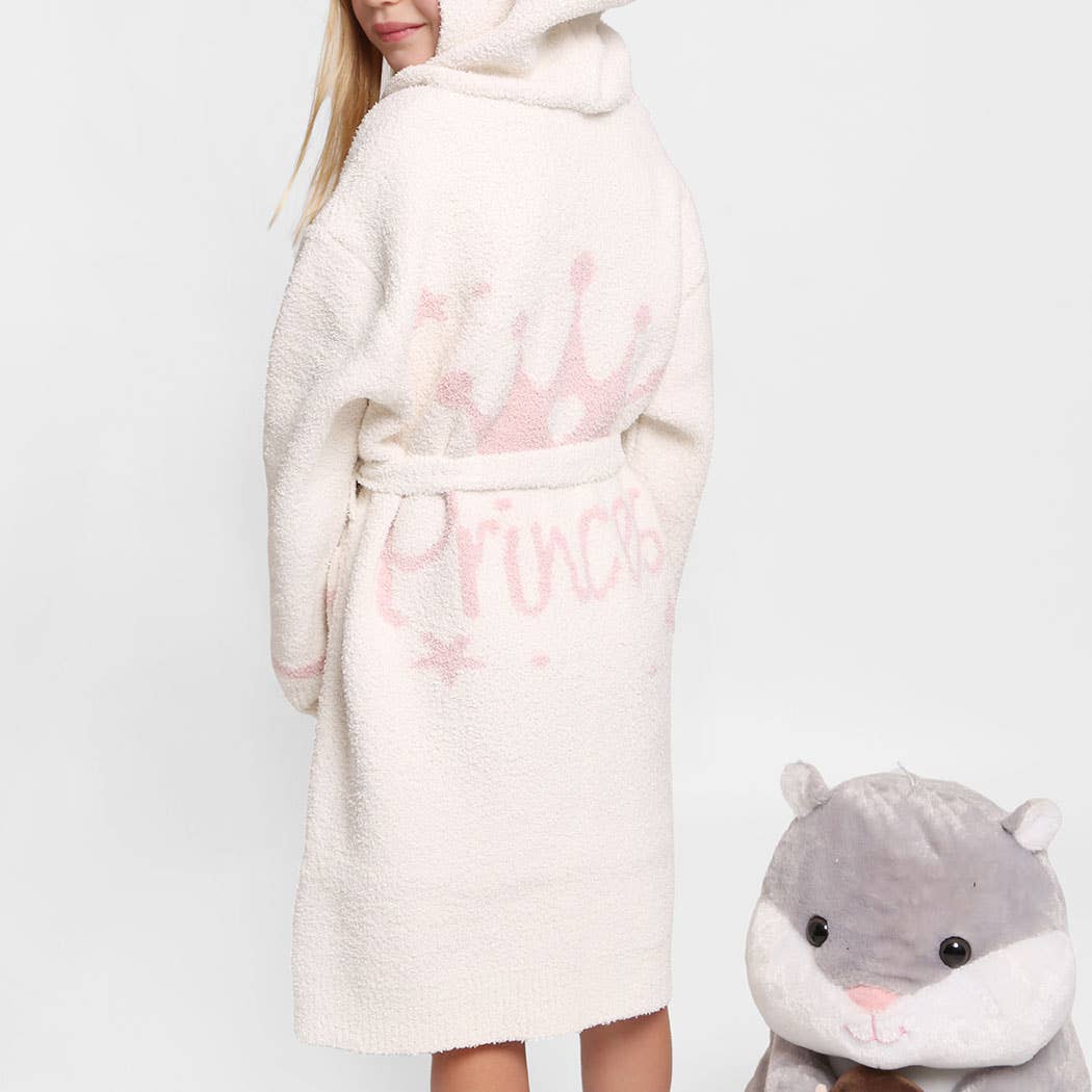 Children's Multi Print Luxury Soft Hooded Robe