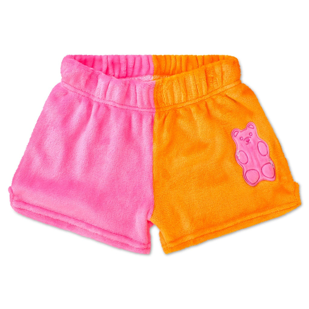 Jelly Bears Color Block Plush Shorts - Iscream