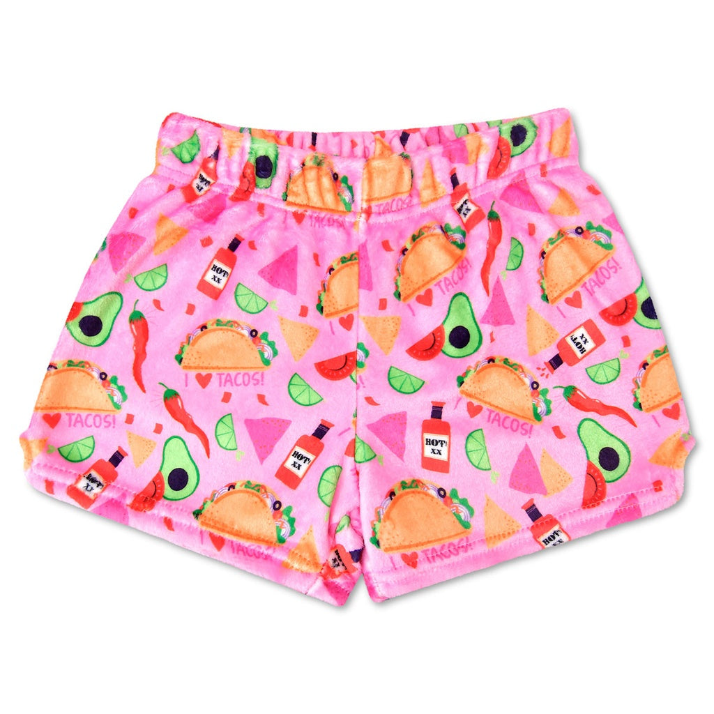 Taco Love Plush Shorts - Iscream