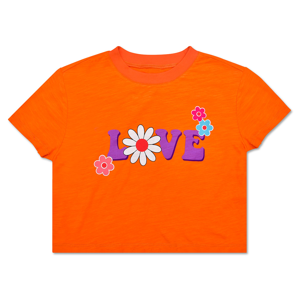Flower Love Boxy Tee Shirt - Iscream