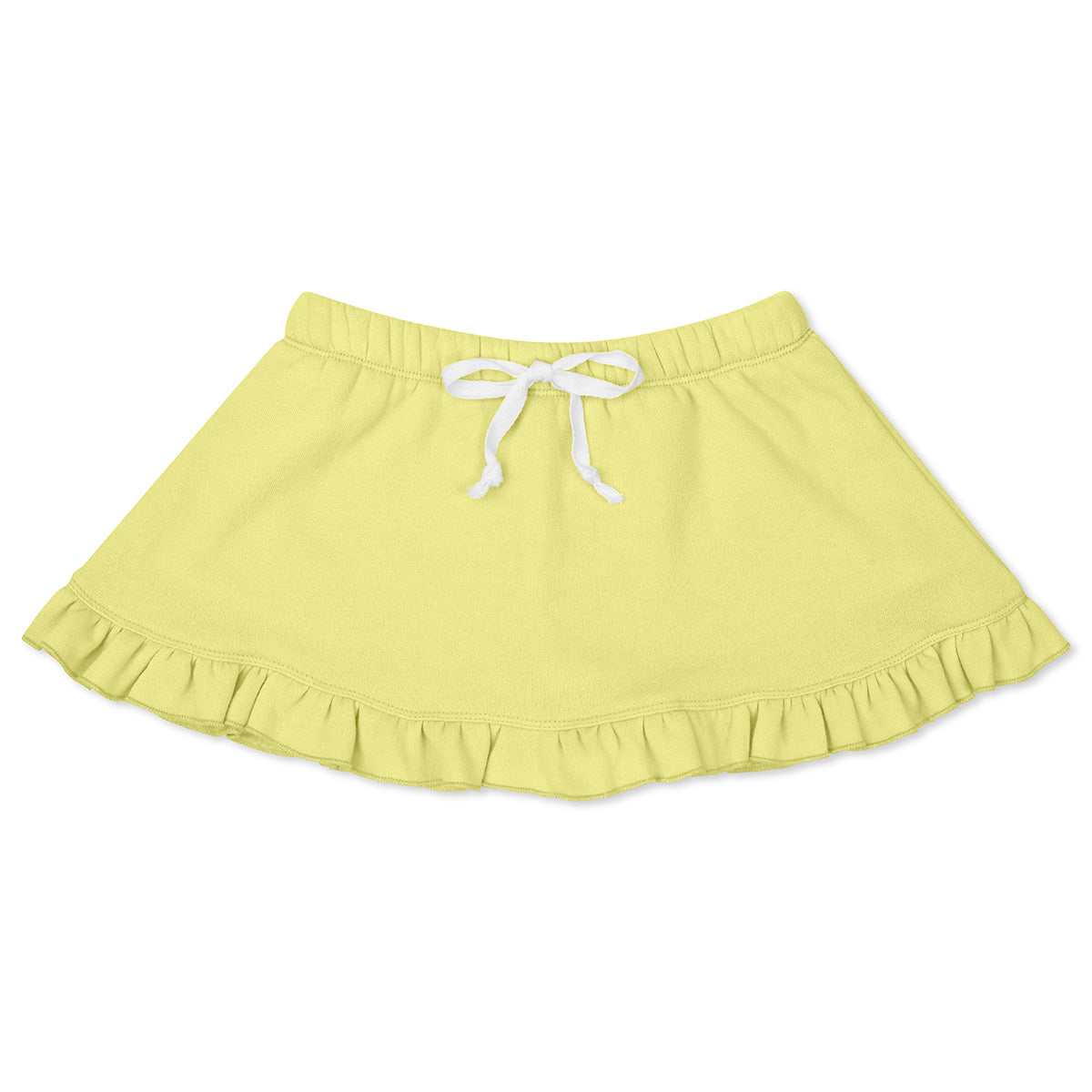 Butter Yellow Ruffled Skort - Iscream