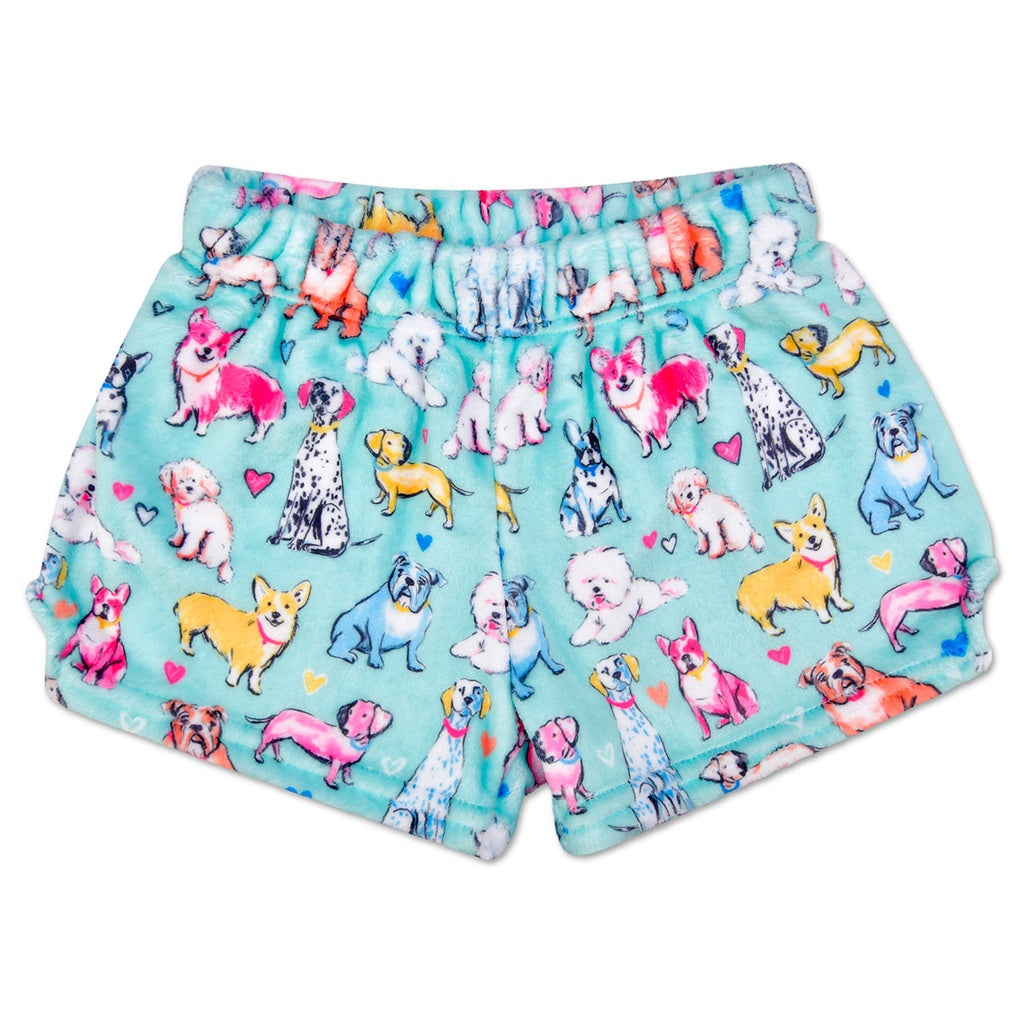 Preppy Pups Plush Shorts - iscream