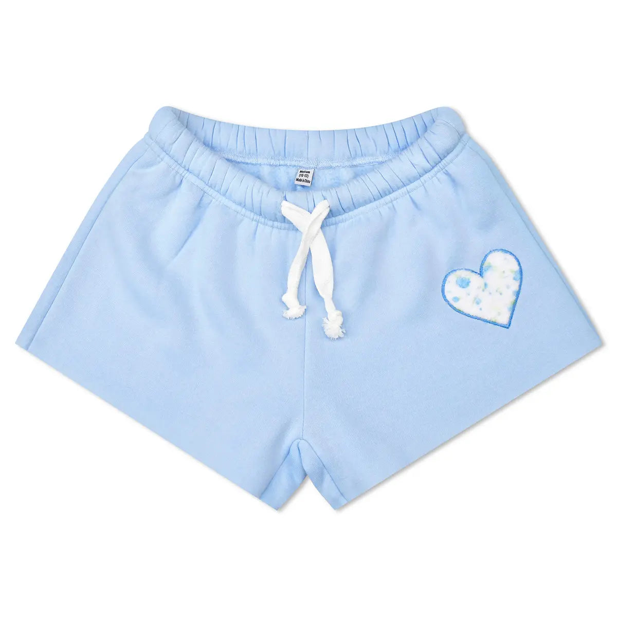 Blue Floral Sweat Shorts - iscream