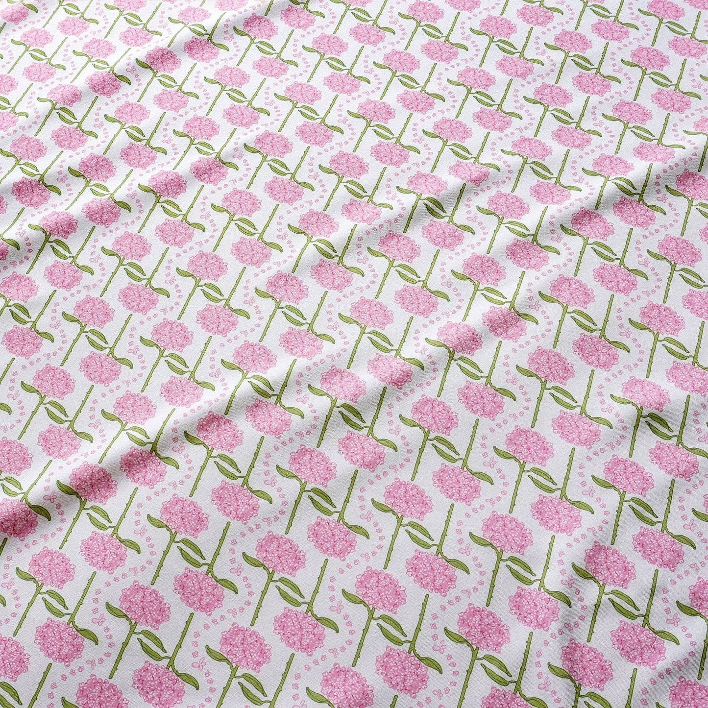 Pink Hydrangeas Zip Baby Onesie - Joy Street
