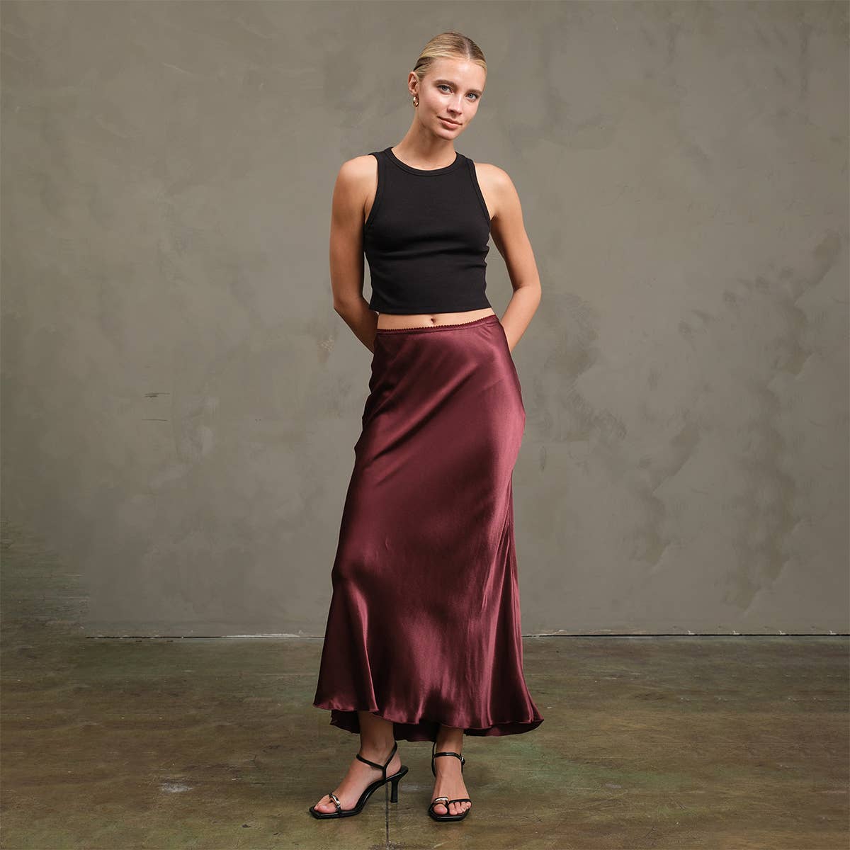Satin Slip Skirt - RS1049
