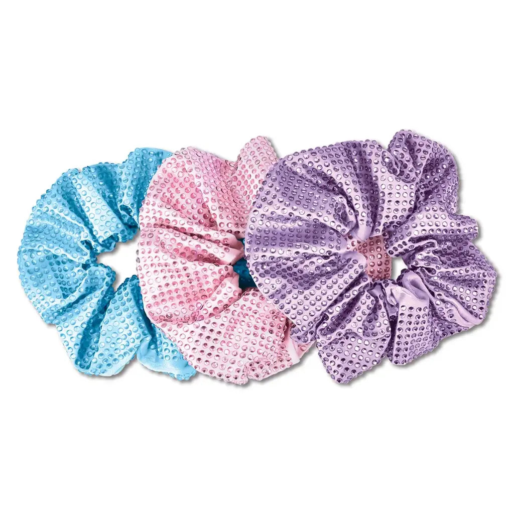 Rhinestone Scrunchie Set - Iscream