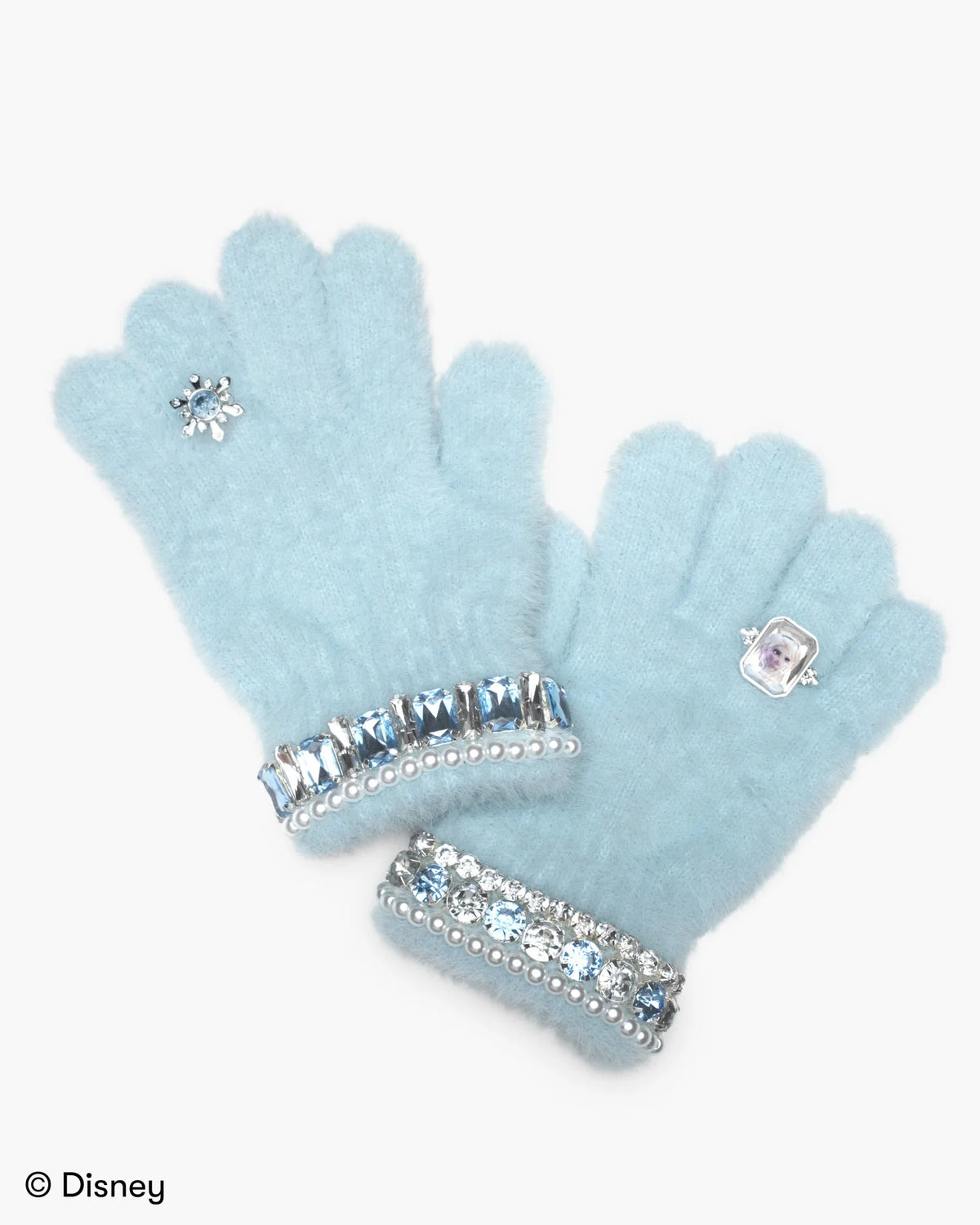 Disney Frozen Elsa Jeweled Gloves -Super Smalls