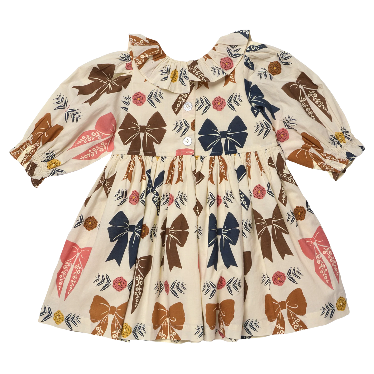 Amara Dress in Harvest Bows | Pink Chicken