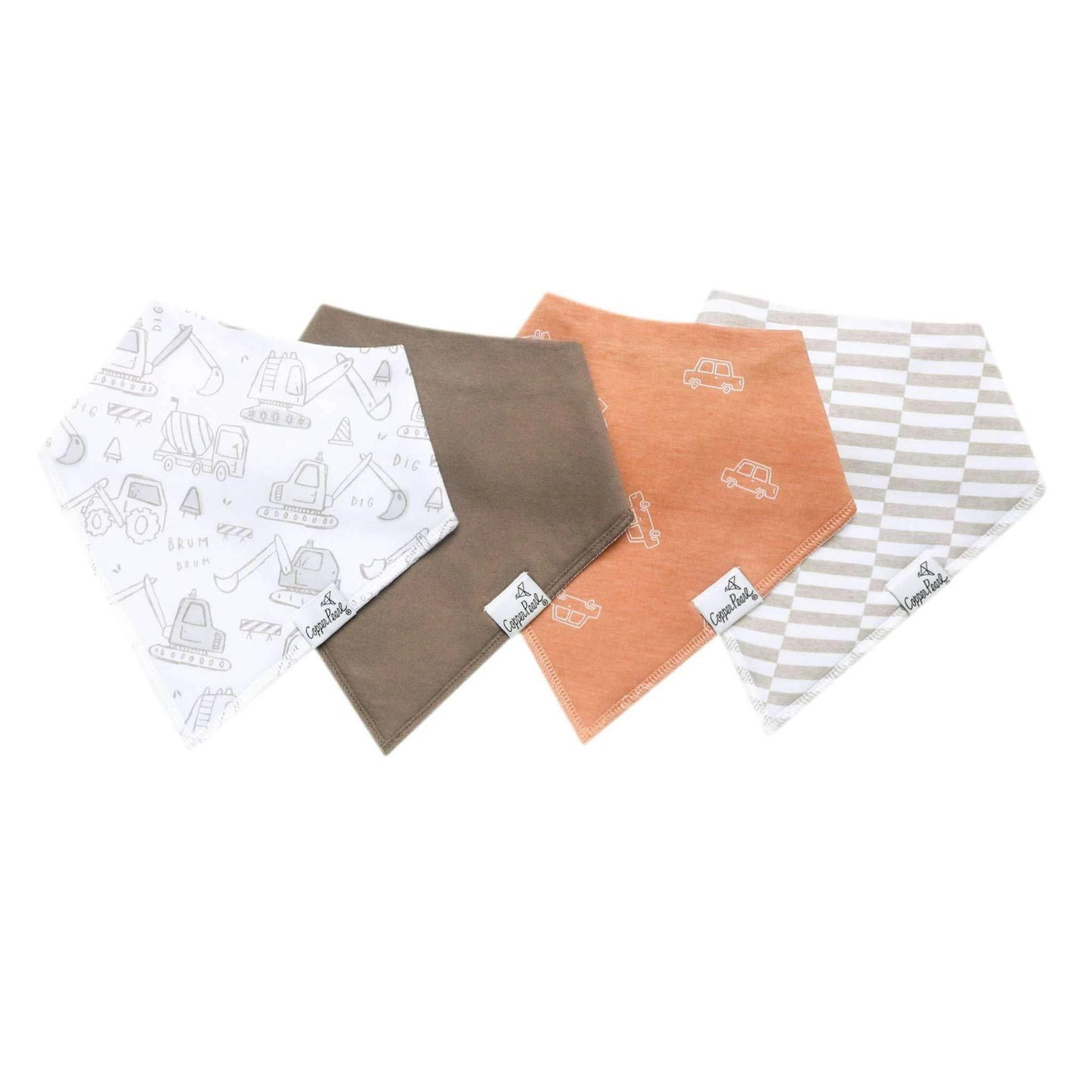 Cheery Burp Cloth Set (3pk) - Copper Pearl