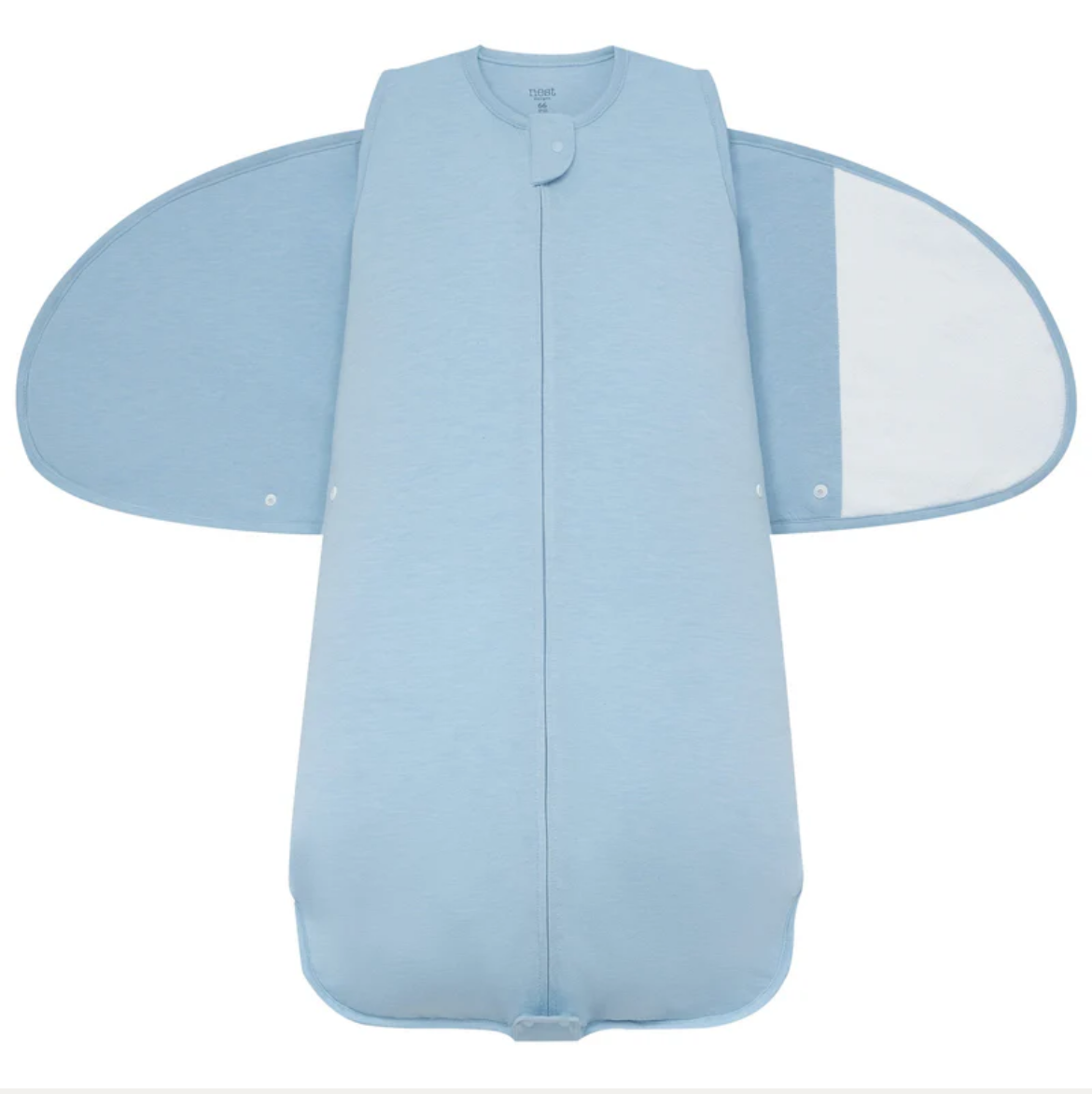 Bamboo Jersey Swaddle Sleep Bag Blue - Nest Designs