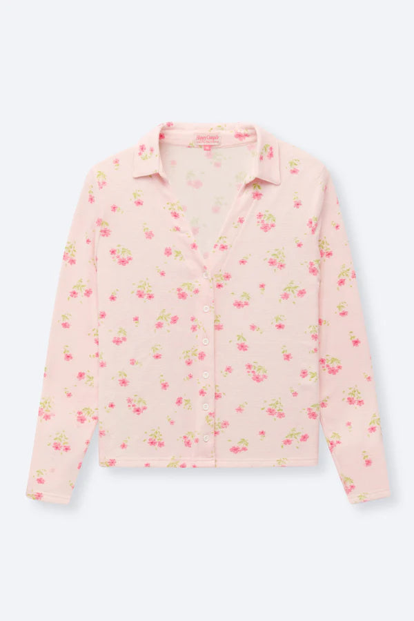 Pink Daisy Mia Pajama Top - Happy Camp3r