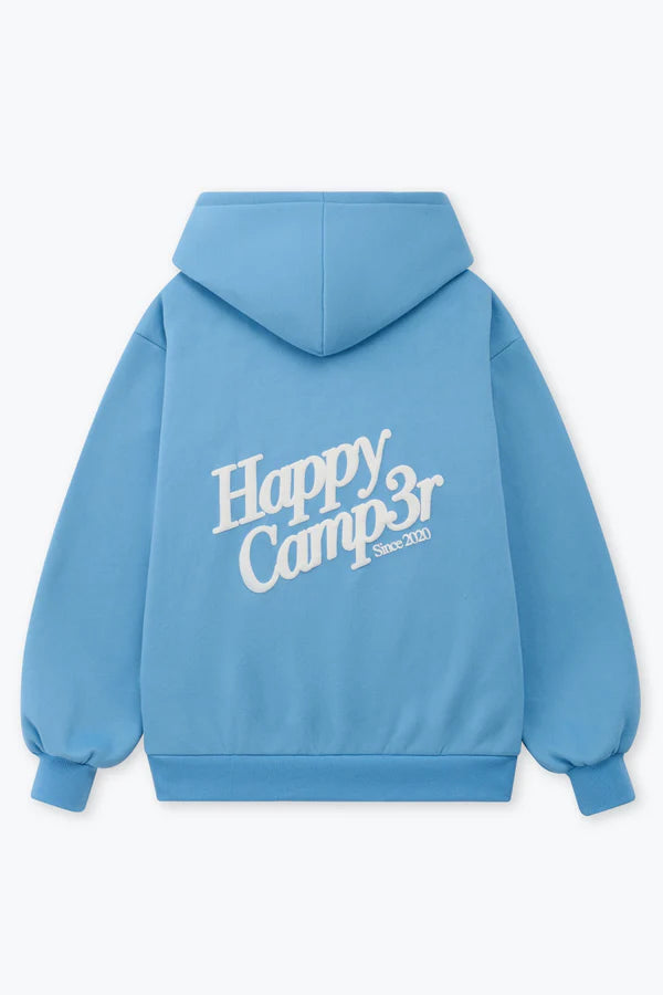 Puff Series Core Hoodie in Candy Blue - Happy Camp3r