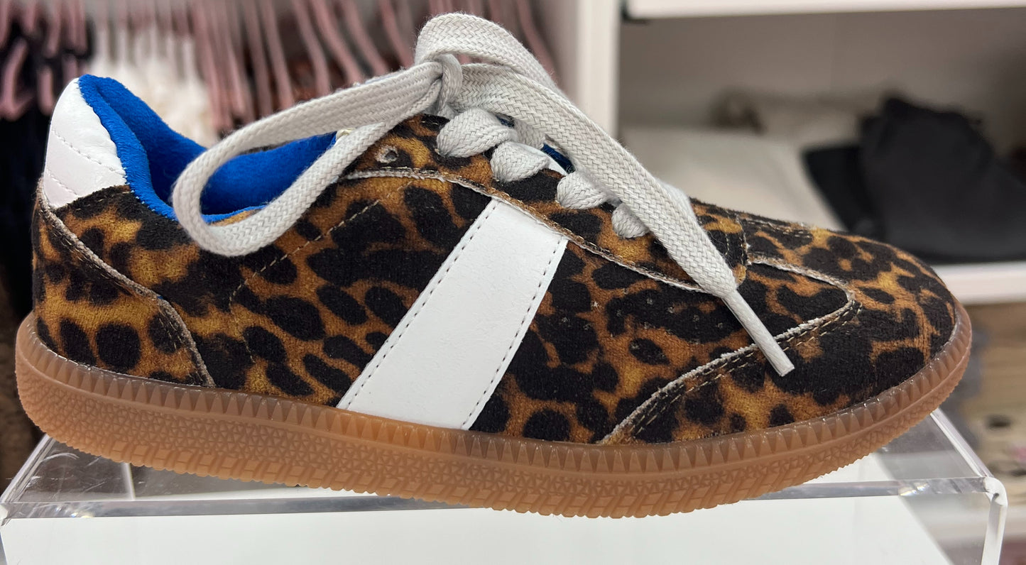 Leopard Print Sydney Mini Sneakers