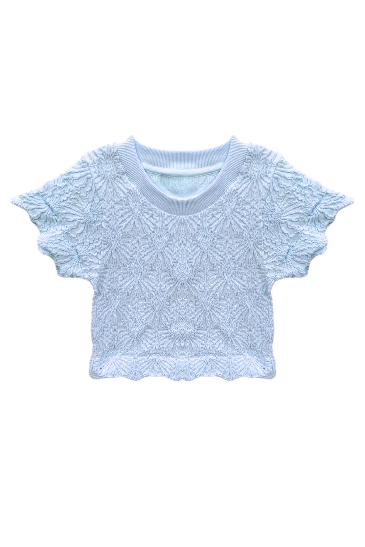 Tween Maizie Stretch Tee in Baby Blue - KatieJ NYC