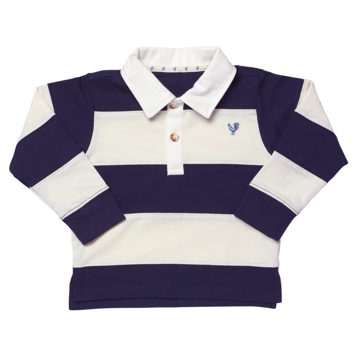 Albert Rugby shirt navy/white | Pink Chicken