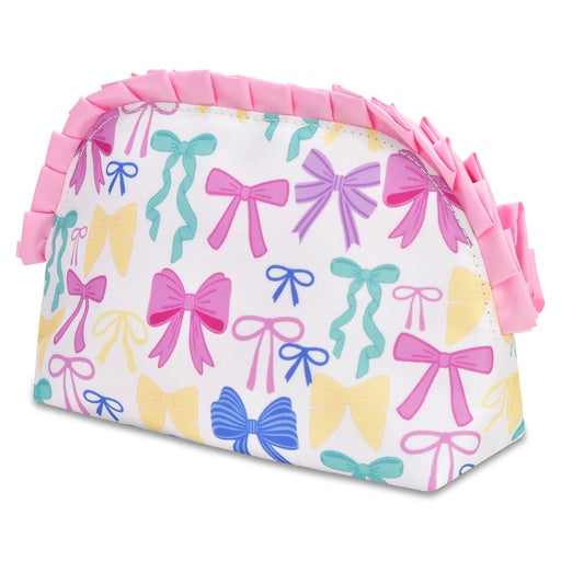 Pretty Bows Oval Cosmetic Bag