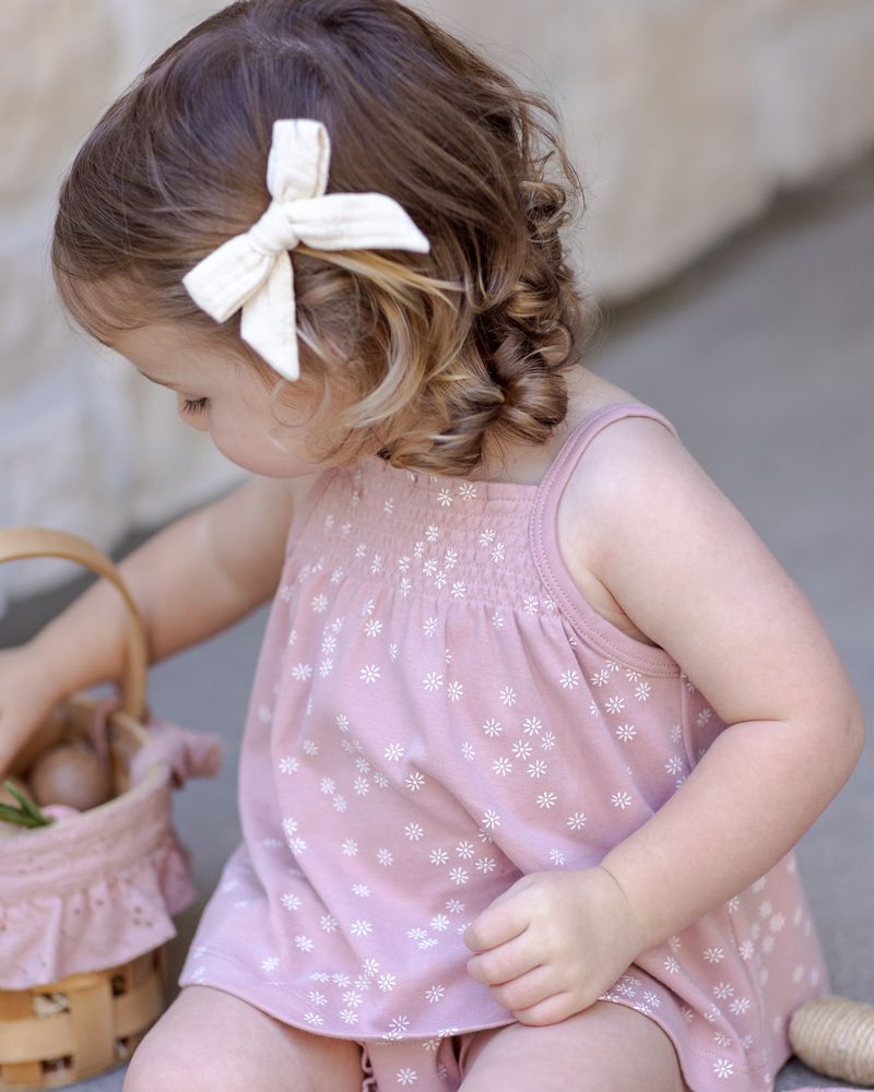 Quincy Mae - Smocked Tank & Bloomer Set