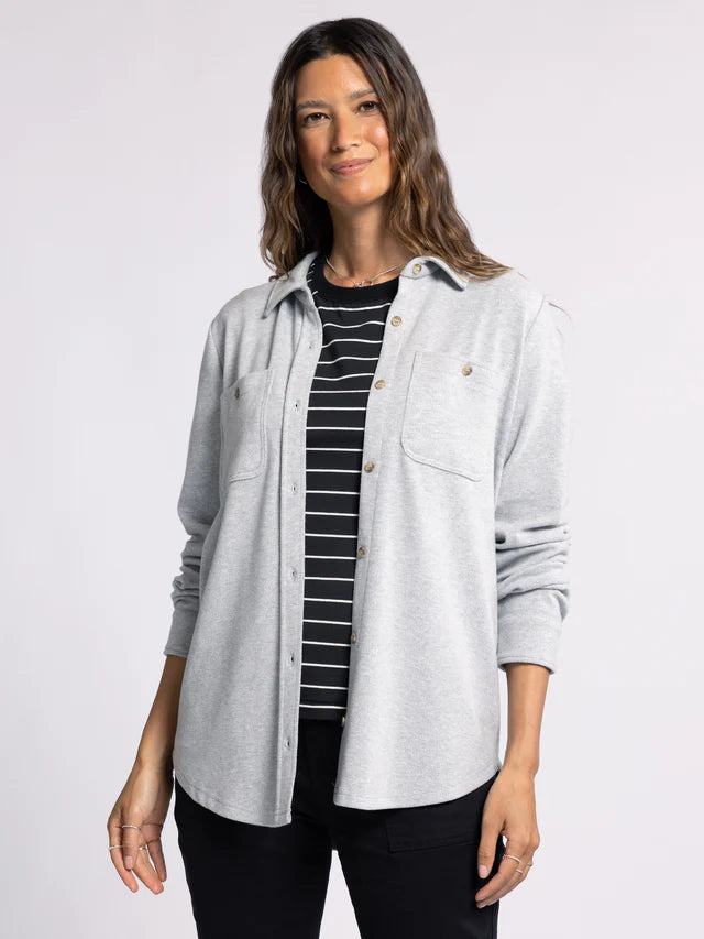 Lewis Shirt - Medium Grey Heather