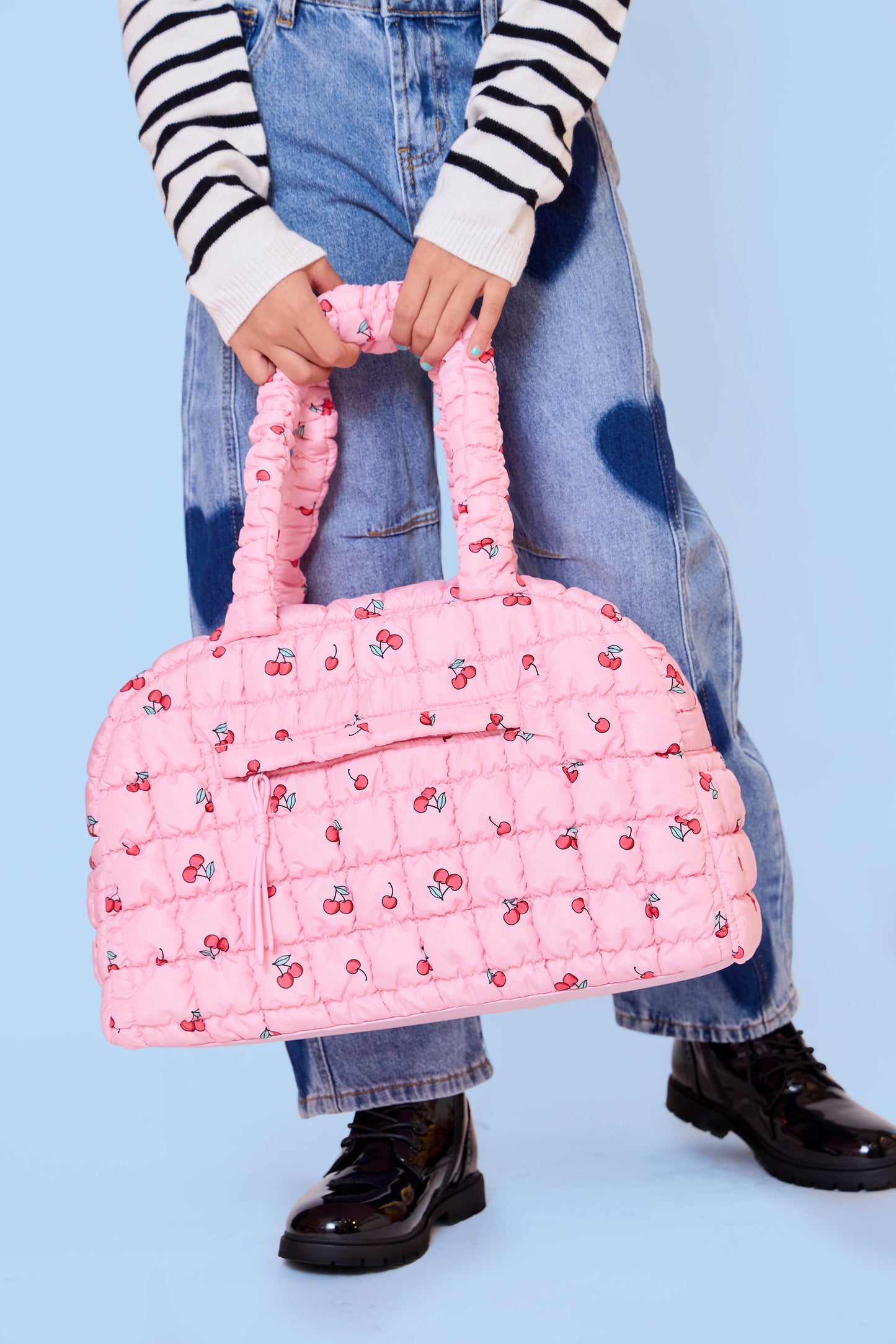 Quilted Scrunchies Medium Duffle Bag