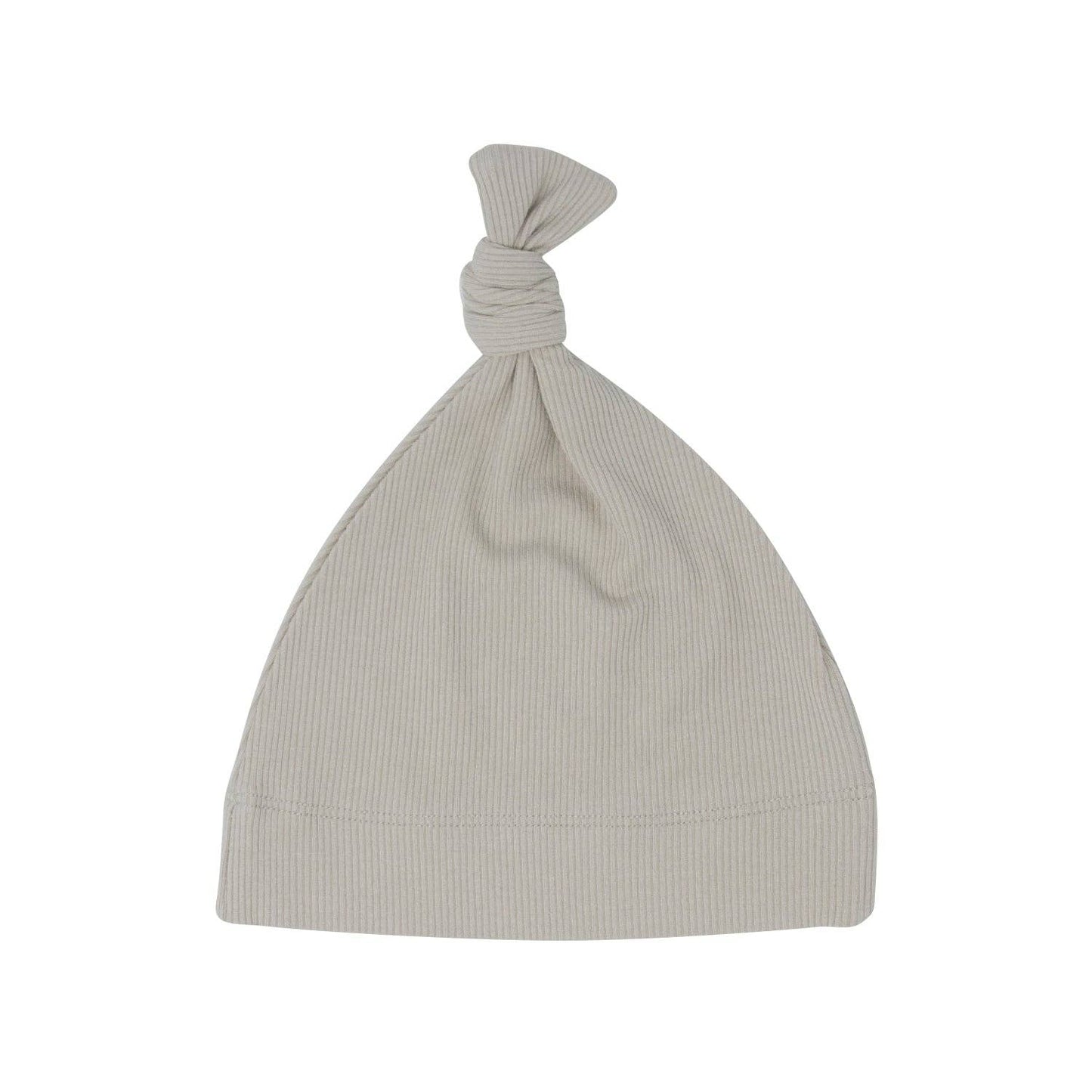 Knot Hat - Oatmeal Ribbed