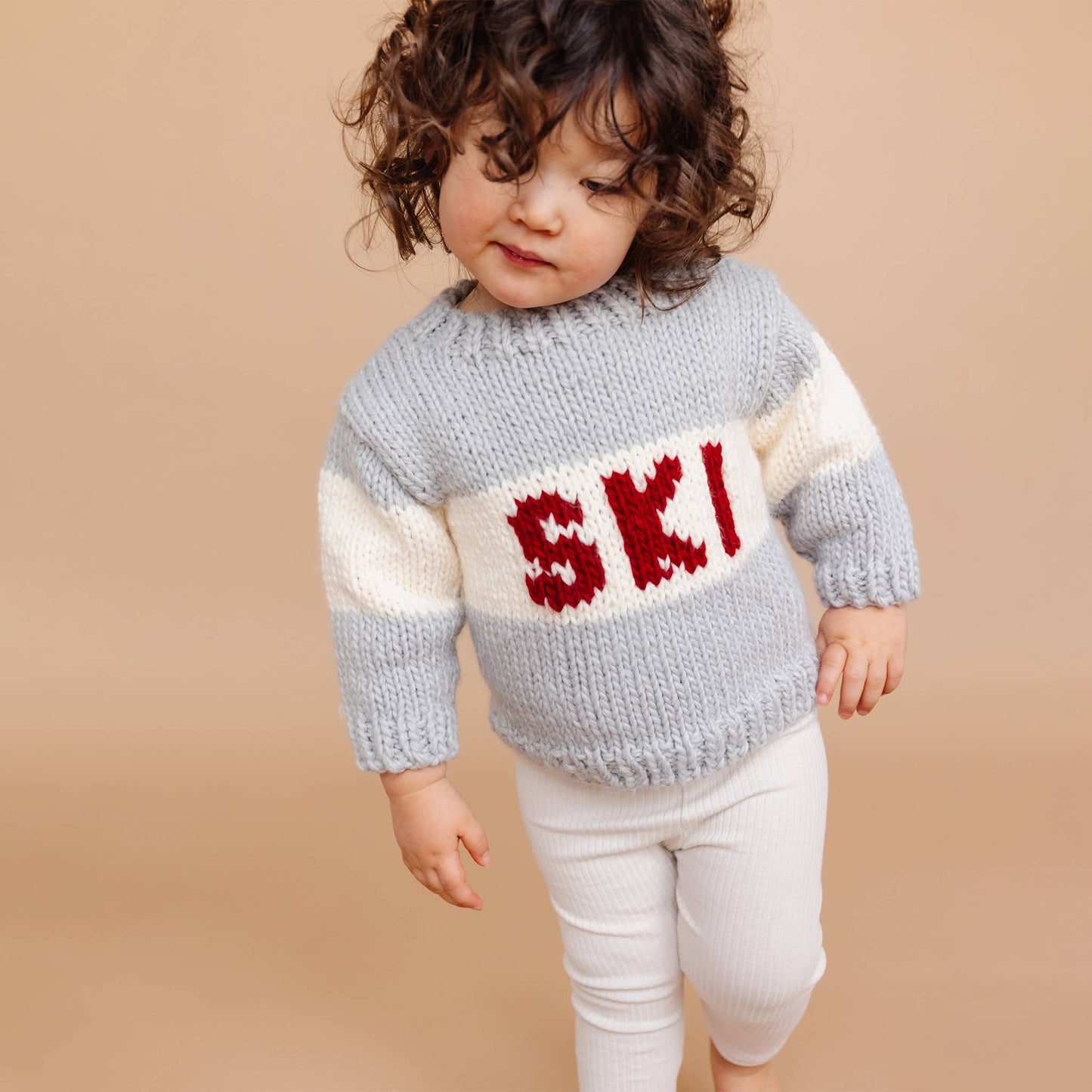 Ski Sweater, Bowie Grey Kids Baby Apparel Winter