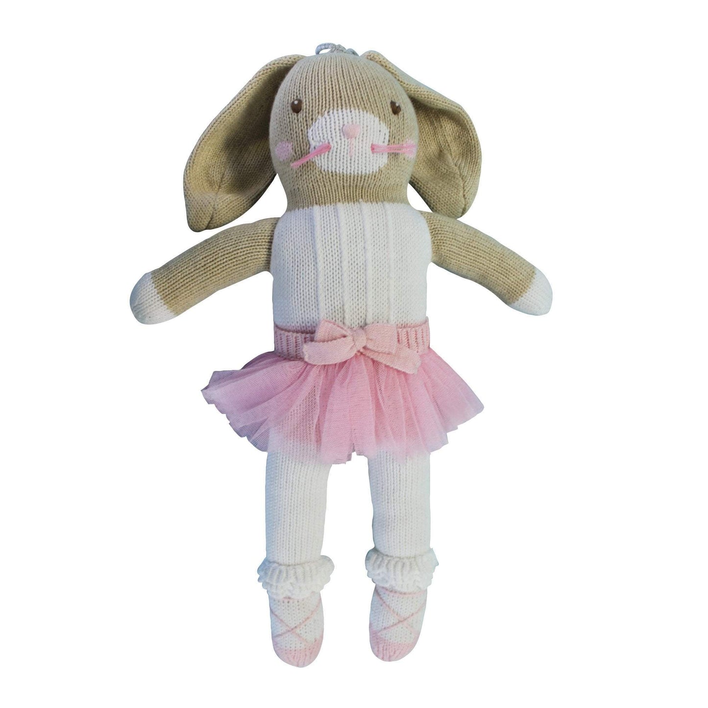Betsie the Ballerina Bunny Knit Doll - Zubels