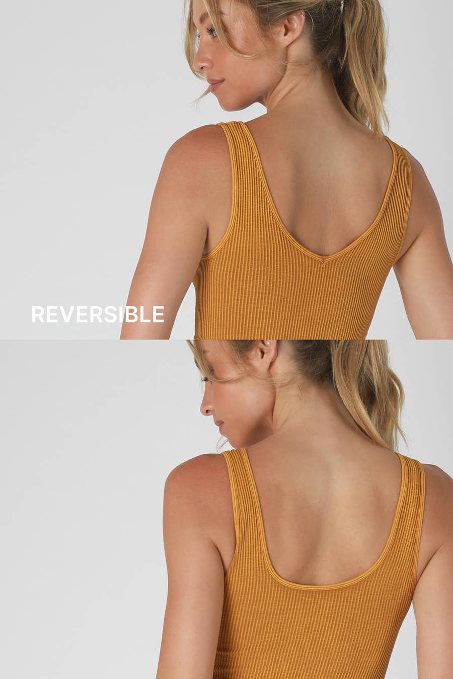 Vintage Reversible Crop Top - Nikibiki