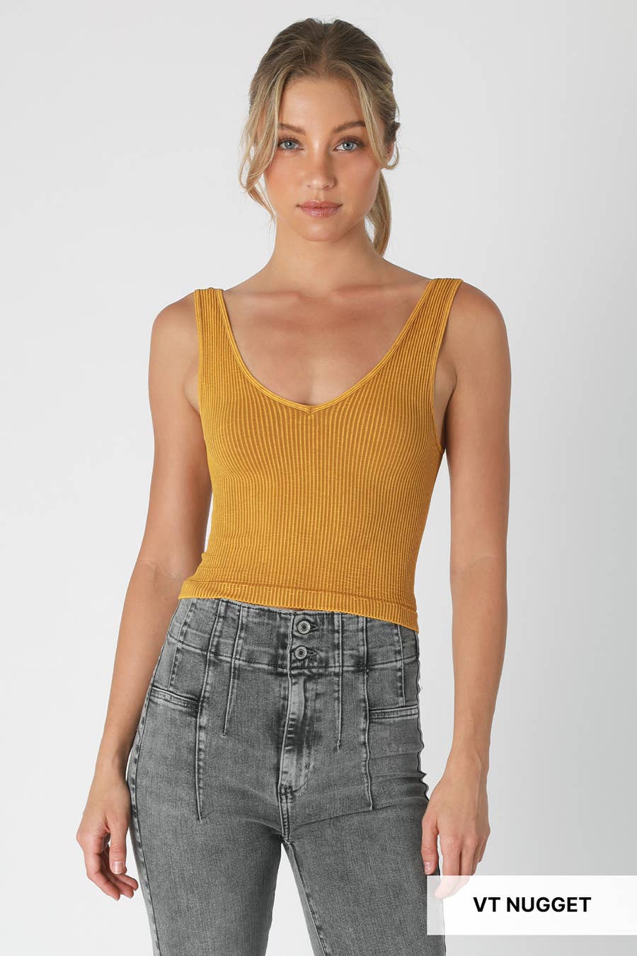 Vintage Reversible Crop Top - Nikibiki