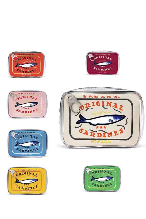 Sardine's Tin Can Gift Cosmetic Bag